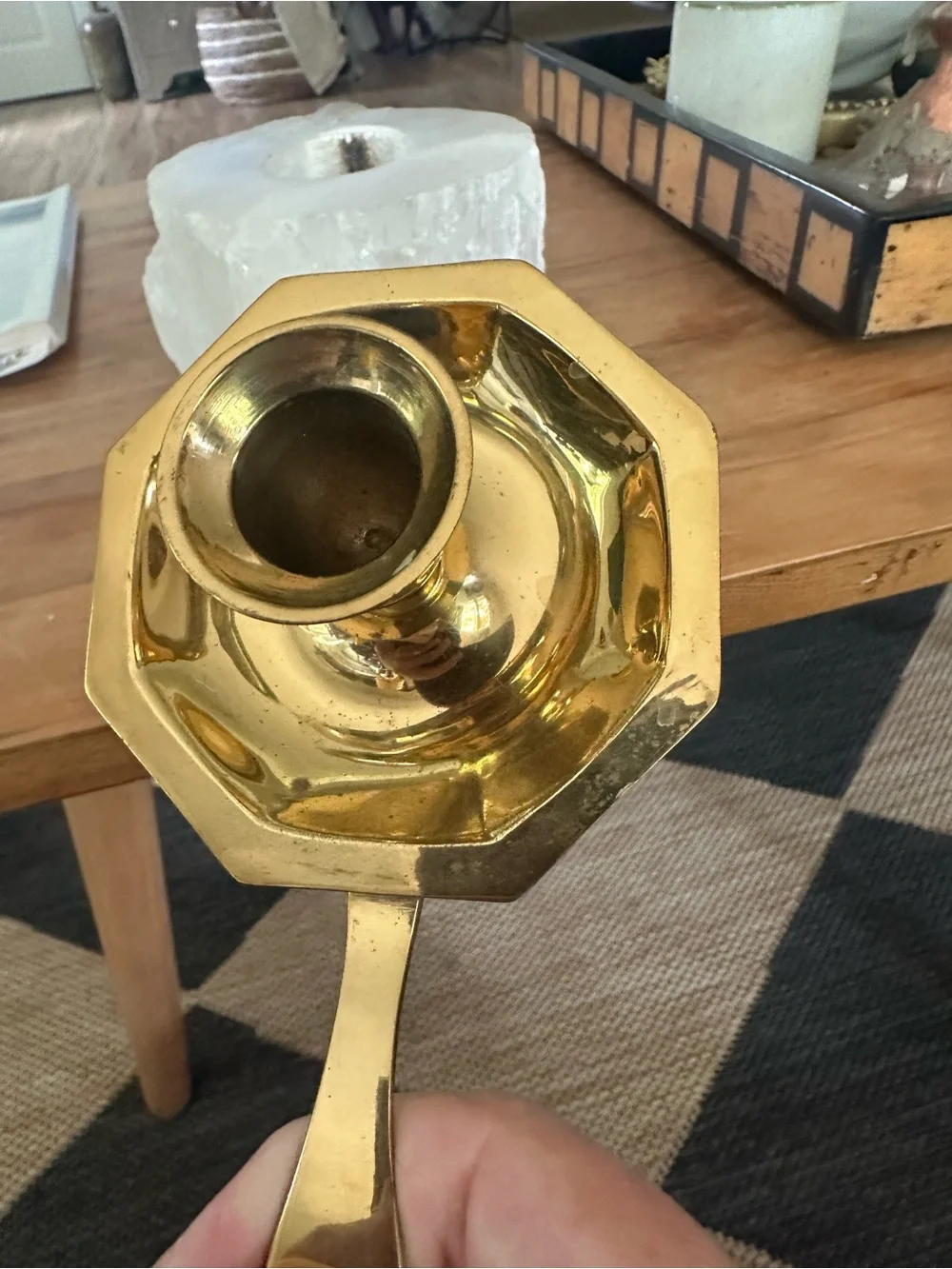 Brass Chamberstick candle holder